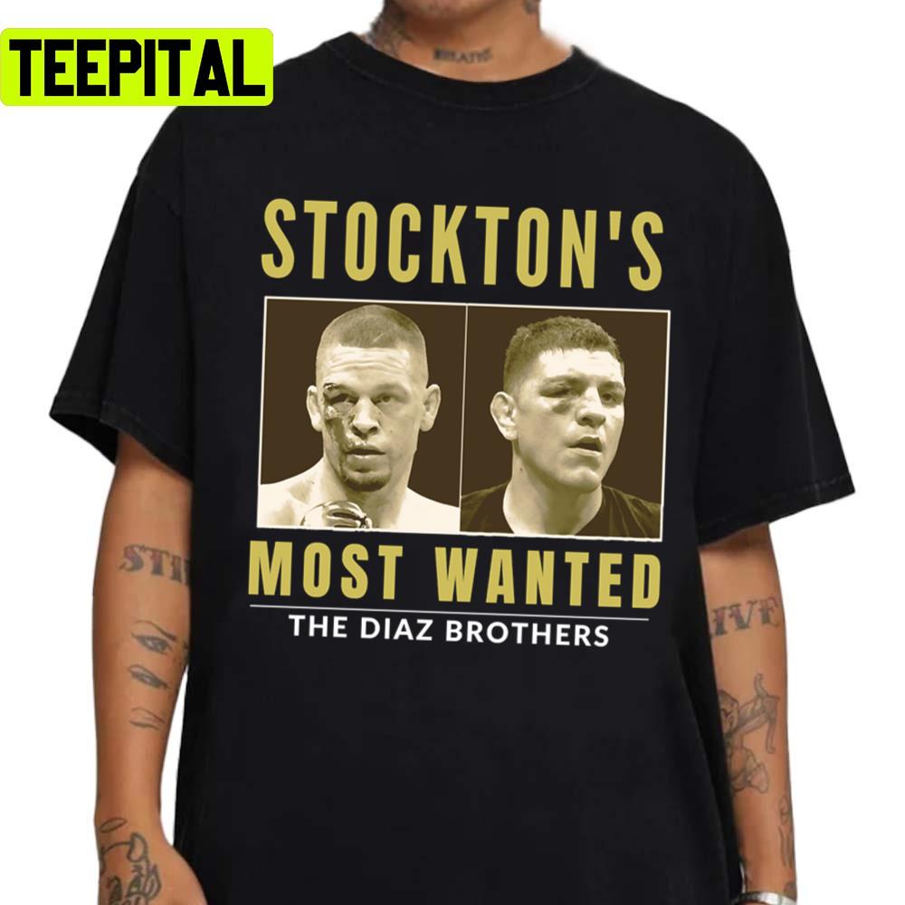Stockton's Most Wanted Yellow Version Unisex Sweatshirt Stockton's Most Wanted Yellow Version Unisex Sweatshirt