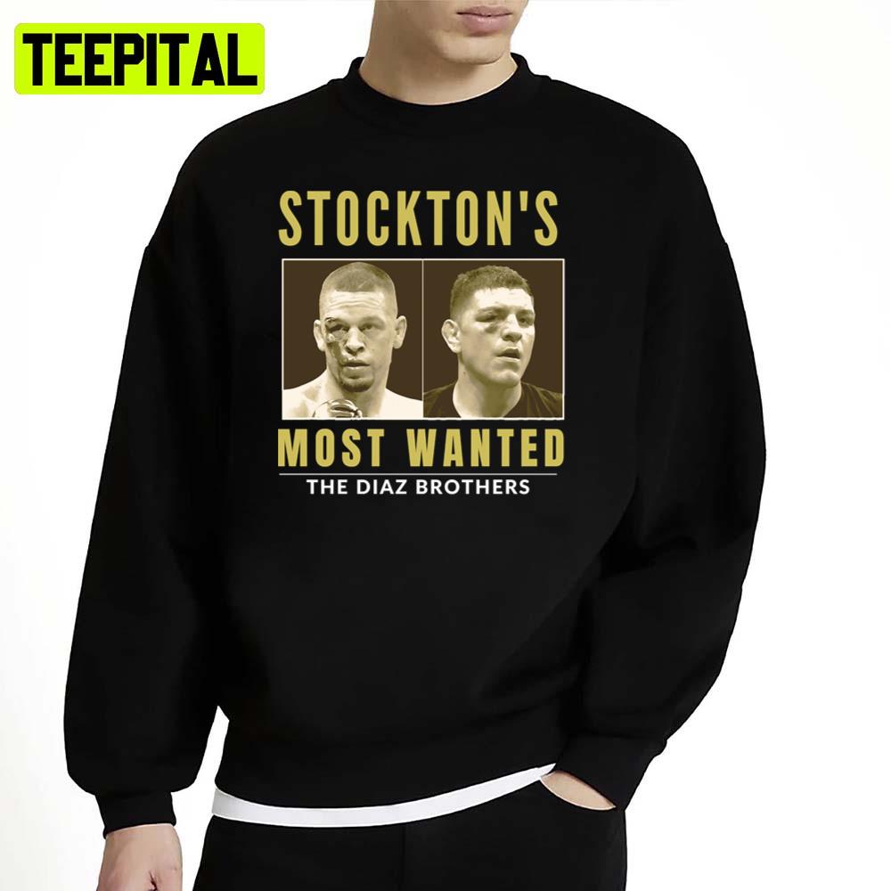 Stockton's Most Wanted Yellow Version Unisex Sweatshirt Stockton's Most Wanted Yellow Version Unisex Sweatshirt