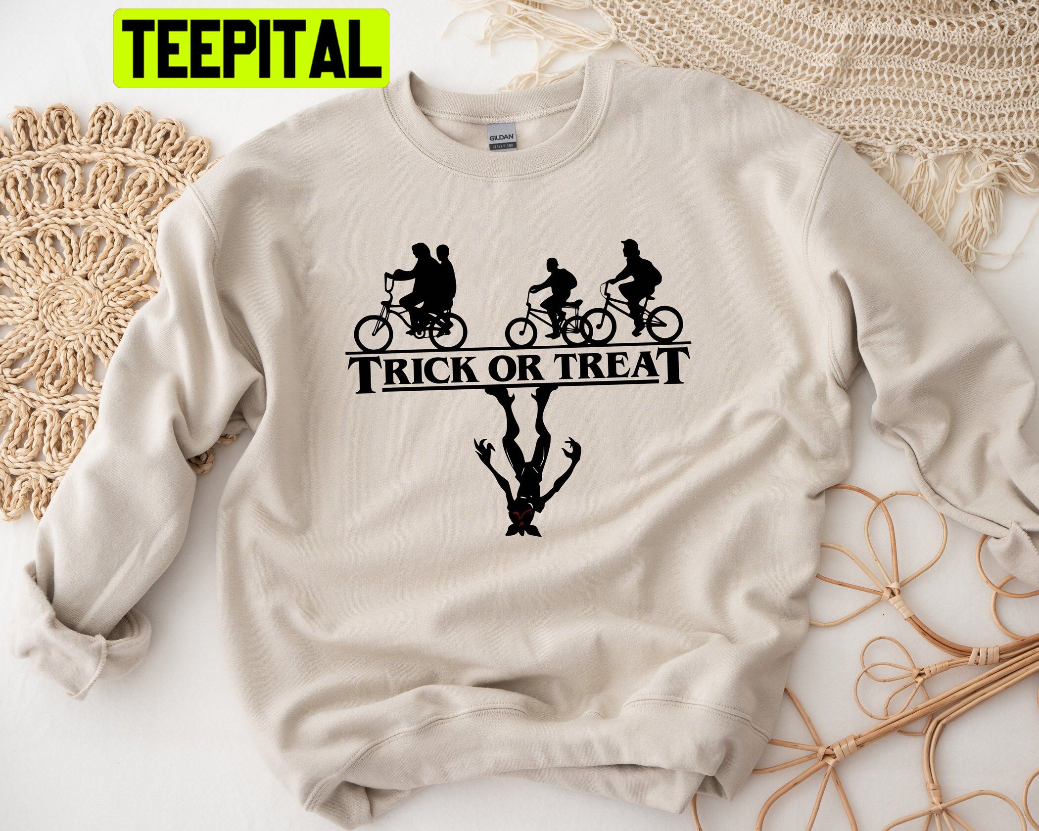 Stranger Things Trick Or Treat Trending Unisex Hoodie Stranger Things Trick Or Treat Trending Unisex Hoodie