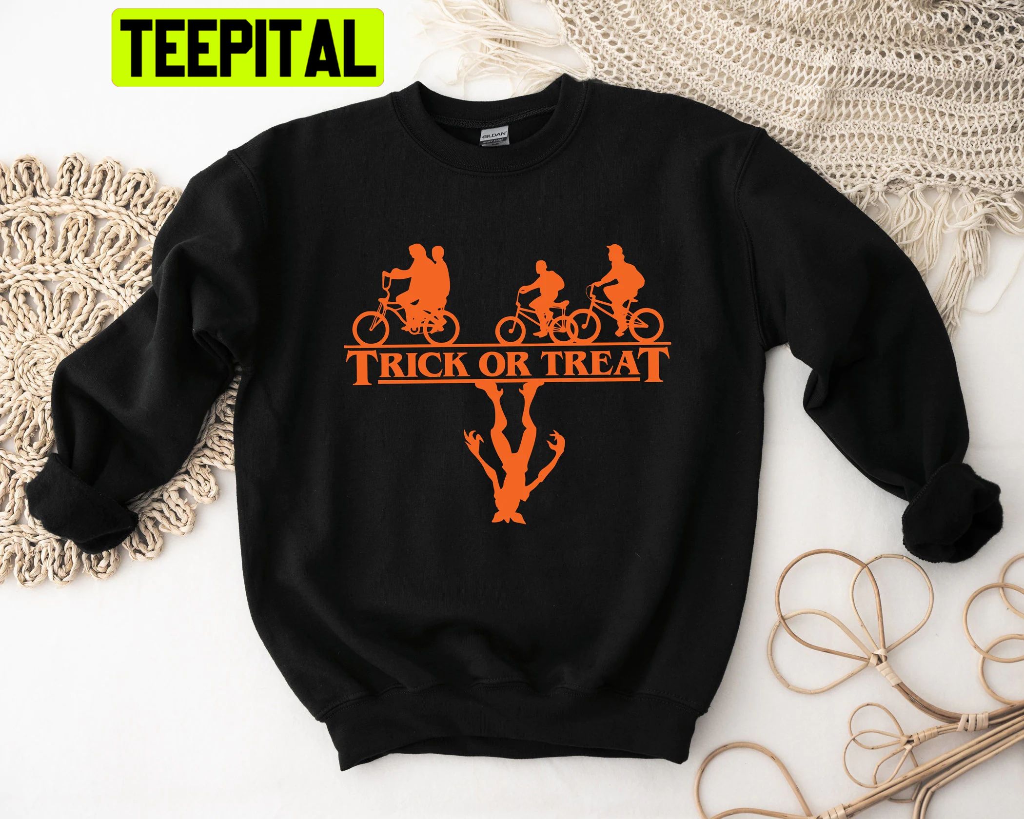 Stranger Things Trick Or Treat Trending Unisex Hoodie Stranger Things Trick Or Treat Trending Unisex Hoodie