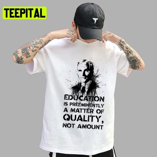 Street Art Henry Ford Quotes Black And White Unisex T-Shirt