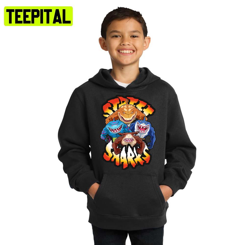 Street Warriors The Angry Shark Hoodie Street Warriors The Angry Shark Hoodie