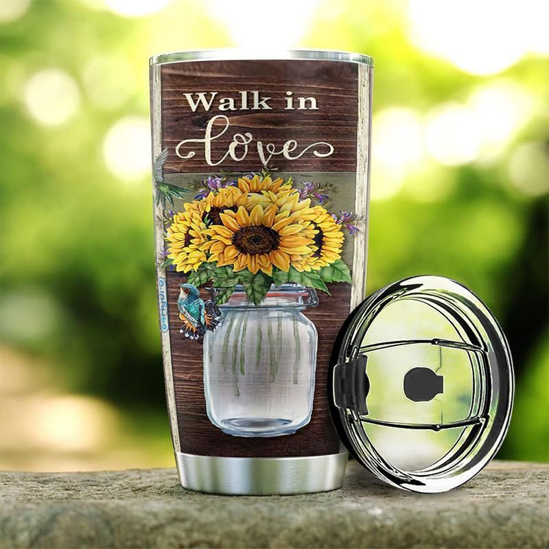 Sunflower Hummingbird Stainless Steel Cup Sunflower Hummingbird Stainless Steel Cup