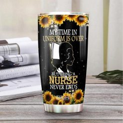 Sunflower Retired Nurse Stainless Steel Cup