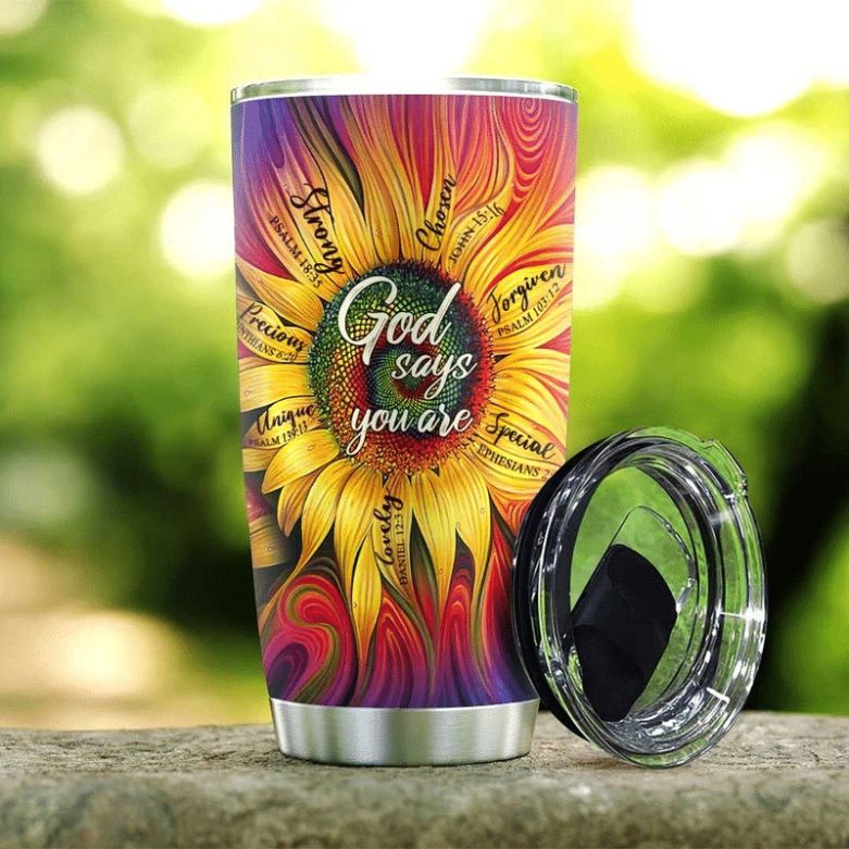 Sunflower Stainless Steel Cup 20 oz, Colorful Cup Sunflower Stainless Steel Cup 20 oz, Colorful Cup