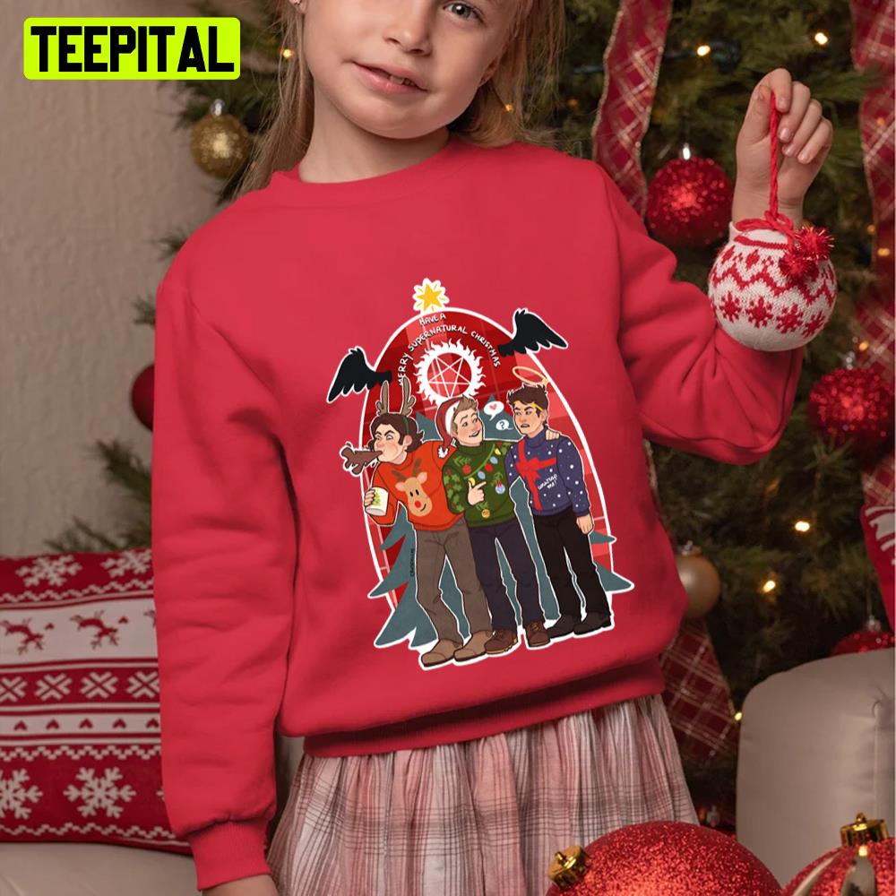 Supernatural Crew Christmas Design 2022 Unisex Sweatshirt Supernatural Crew Christmas Design 2022 Unisex Sweatshirt