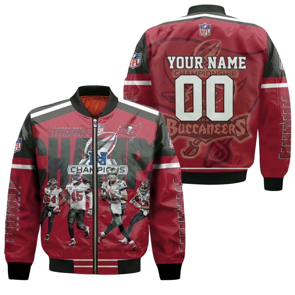 Tampa Bay Buccaneers Champions Personalized Bomber Jacket Tampa Bay Buccaneers Champions Personalized Bomber Jacket