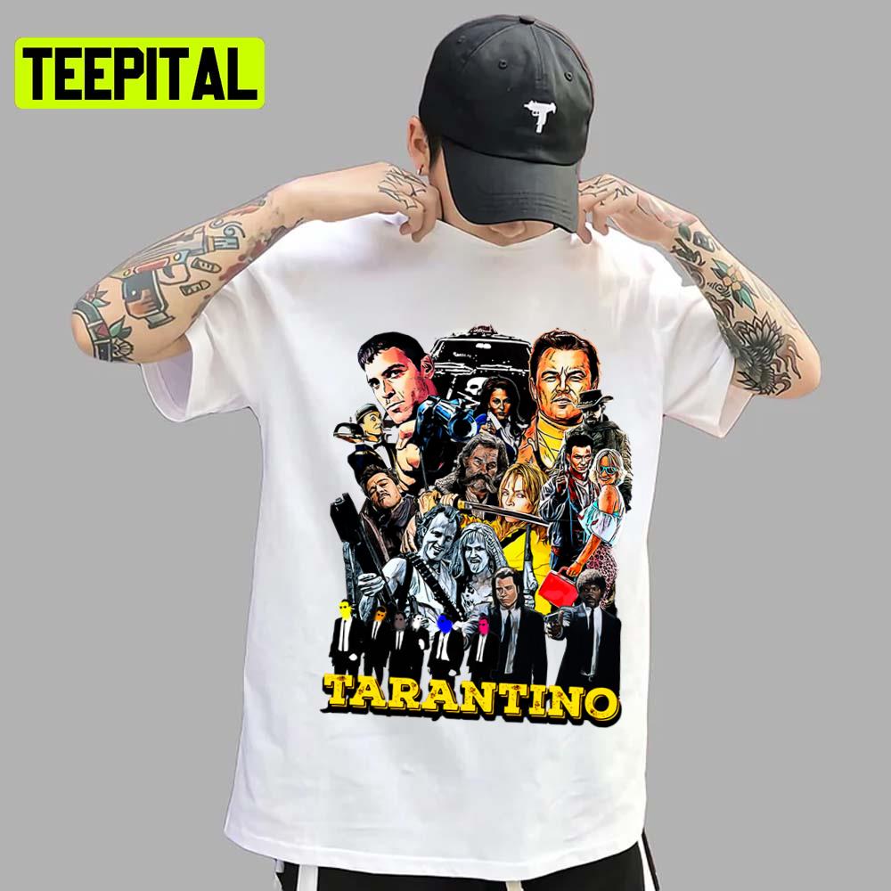 Tarantino Films Illustration Unisex T-Shirt Tarantino Films Illustration Unisex T-Shirt
