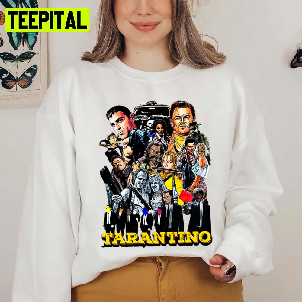 Tarantino Films Illustration Unisex T-Shirt Tarantino Films Illustration Unisex T-Shirt