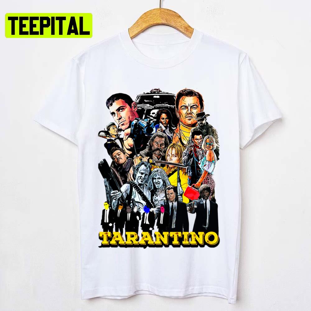 Tarantino Films Illustration Unisex T-Shirt Tarantino Films Illustration Unisex T-Shirt