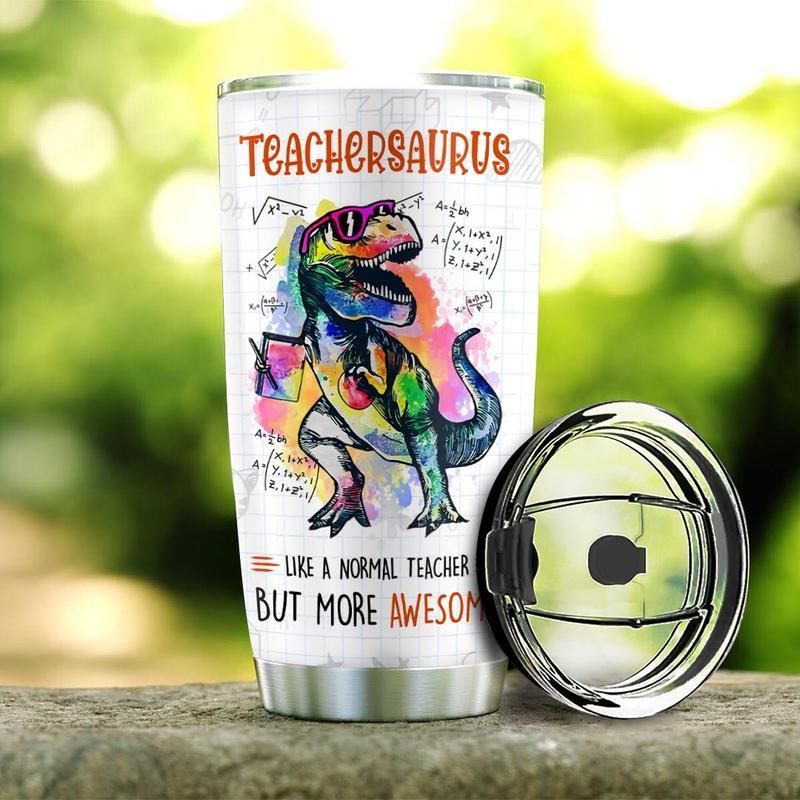 Teacher Dinosaurus Stainless Steel Cup Teacher Dinosaurus Stainless Steel Cup