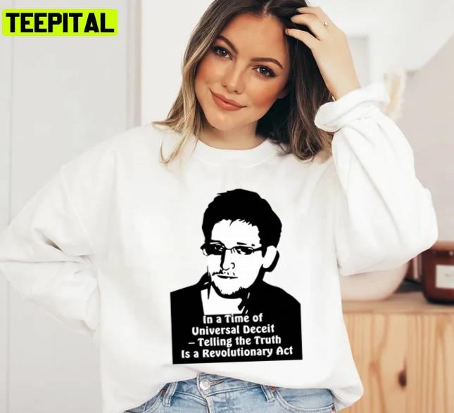 Telling The Truth Edward Snowden Unisex Sweatshirt Telling The Truth Edward Snowden Unisex Sweatshirt