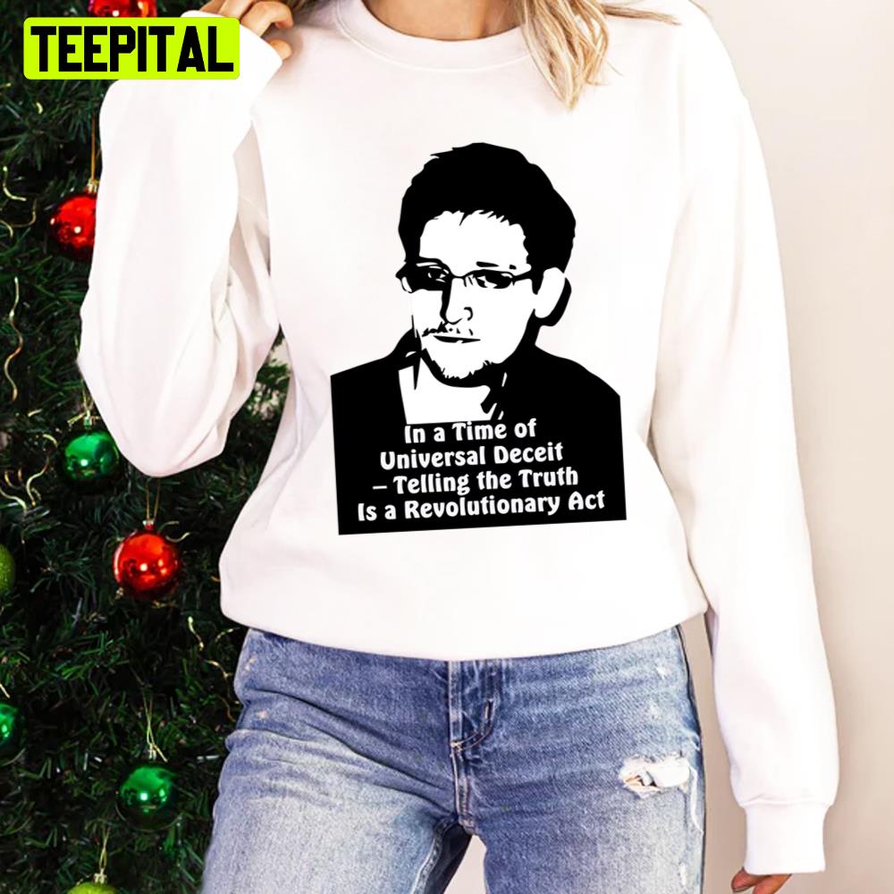Telling The Truth Edward Snowden Unisex Sweatshirt Telling The Truth Edward Snowden Unisex Sweatshirt
