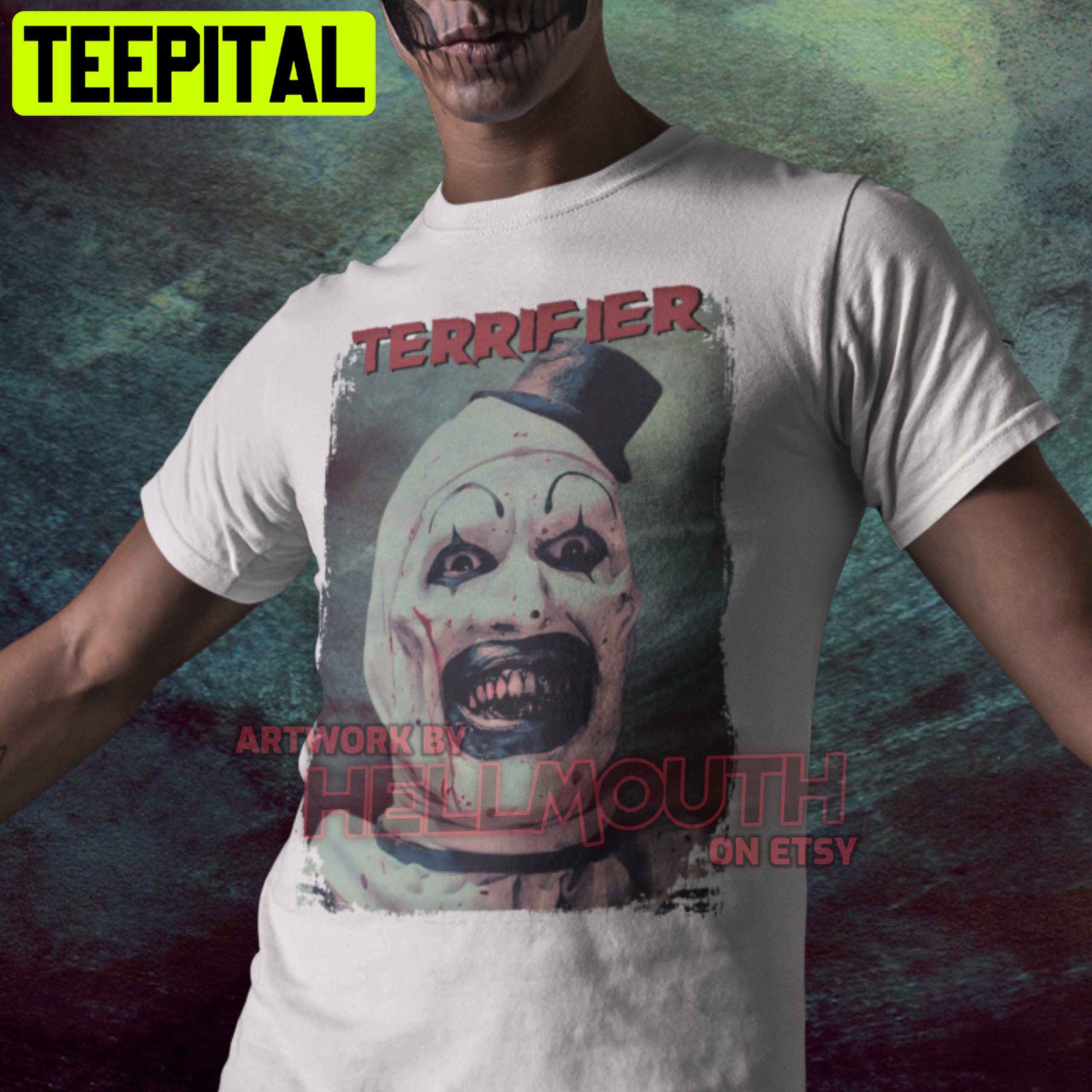 Terrifier Art The Clown Horror All Hallows’ Eve Halloween Trending Unsiex T-Shirt Terrifier Art The Clown Horror All Hallows’ Eve Halloween Trending Unsiex T-Shirt