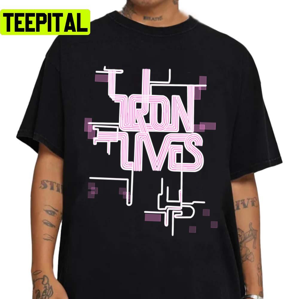 Text Tron Lives Graphic Illustration Unisex Sweatshirt Text Tron Lives Graphic Illustration Unisex Sweatshirt