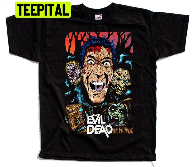 The Evil Dead V2 Horror Poster Trending Unisex Shirt The Evil Dead V2 Horror Poster Trending Unisex Shirt