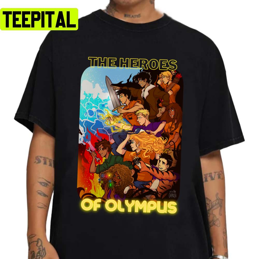 The Heroes Of Olympus Animated Art Unisex Sweatshirt The Heroes Of Olympus Animated Art Unisex Sweatshirt