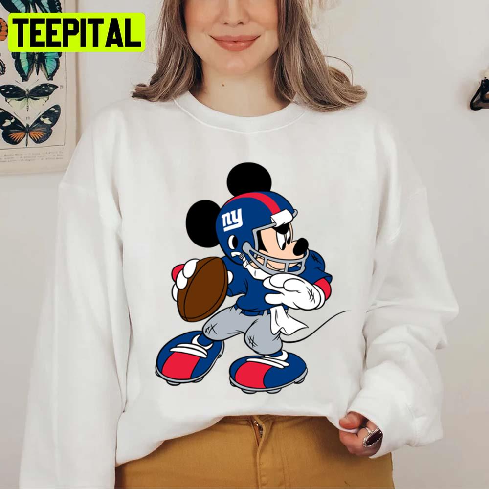 The Mickey Mouse New York Giants Unisex T-Shirt The Mickey Mouse New York Giants Unisex T-Shirt