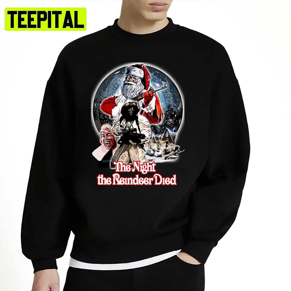 The Night The Reindeer Died Illustration Unisex Sweatshirt The Night The Reindeer Died Illustration Unisex Sweatshirt