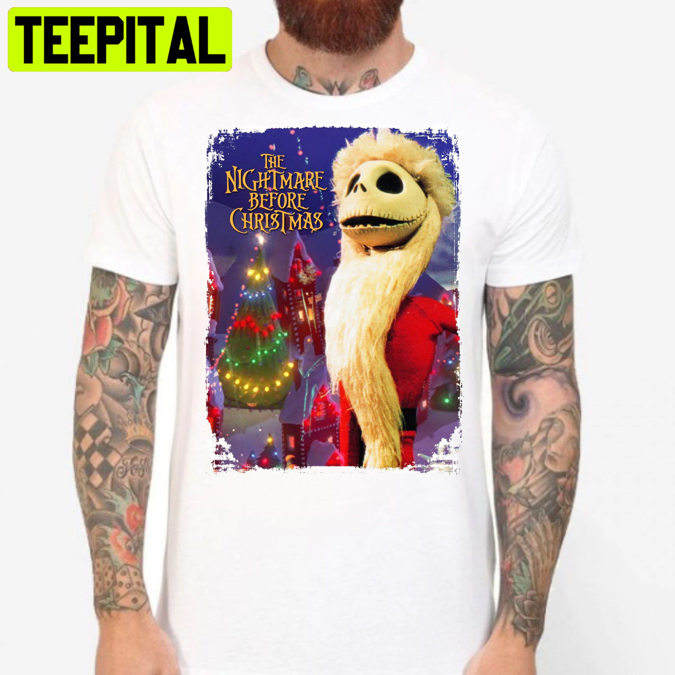 The Nightmare Before Christmas Jack Skellington Santa Jack White Halloween Trending Unsiex T-Shirt The Nightmare Before Christmas Jack Skellington Santa Jack White Halloween Trending Unsiex T-Shirt