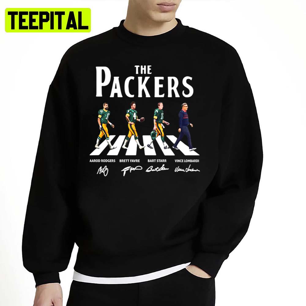 The Packers Abbey Road Signature Trend Unisex Sweatshirt The Packers Abbey Road Signature Trend Unisex Sweatshirt