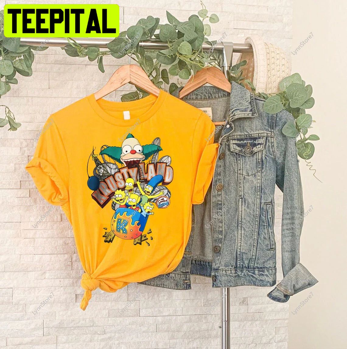 The Simpsons Krustyland Bart Simpson Trending Unisex Shirt The Simpsons Krustyland Bart Simpson Trending Unisex Shirt