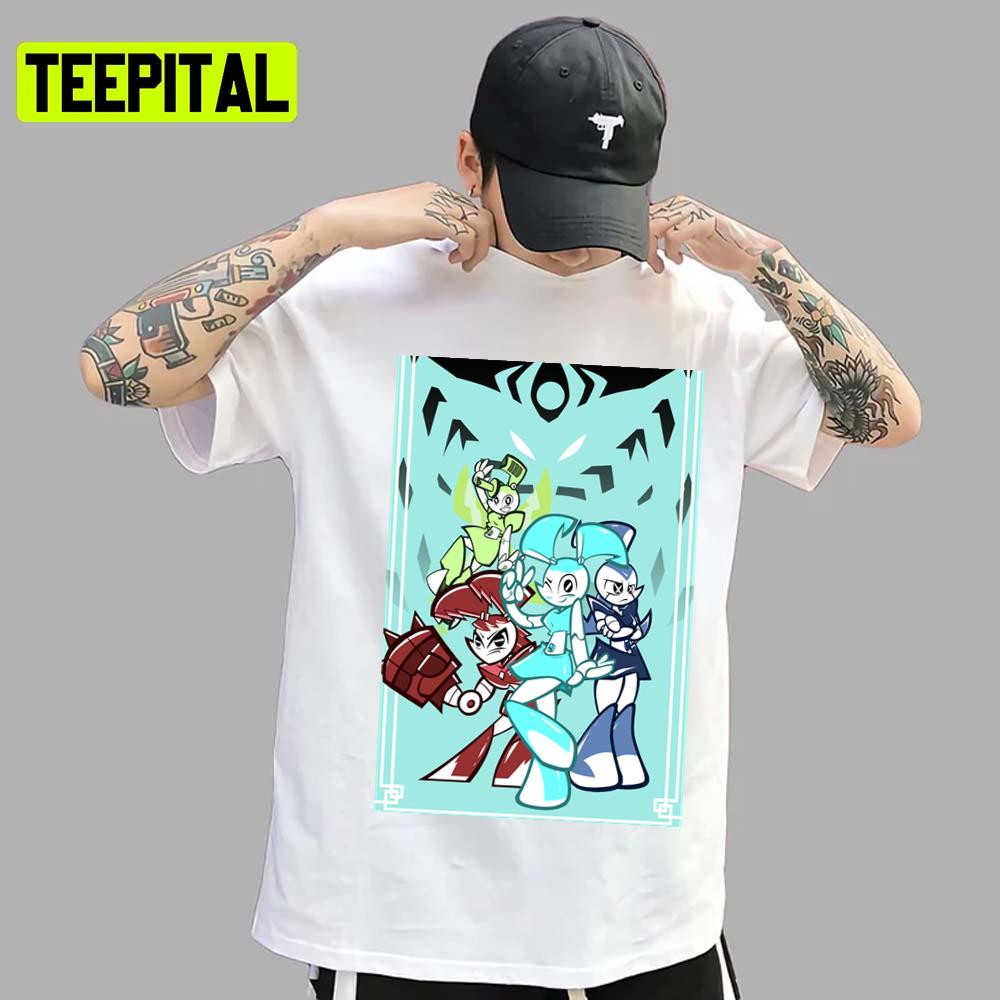 The Xj's Ready For Action My Life As A Teenage Robot Unisex T-Shirt The Xj's Ready For Action My Life As A Teenage Robot Unisex T-Shirt