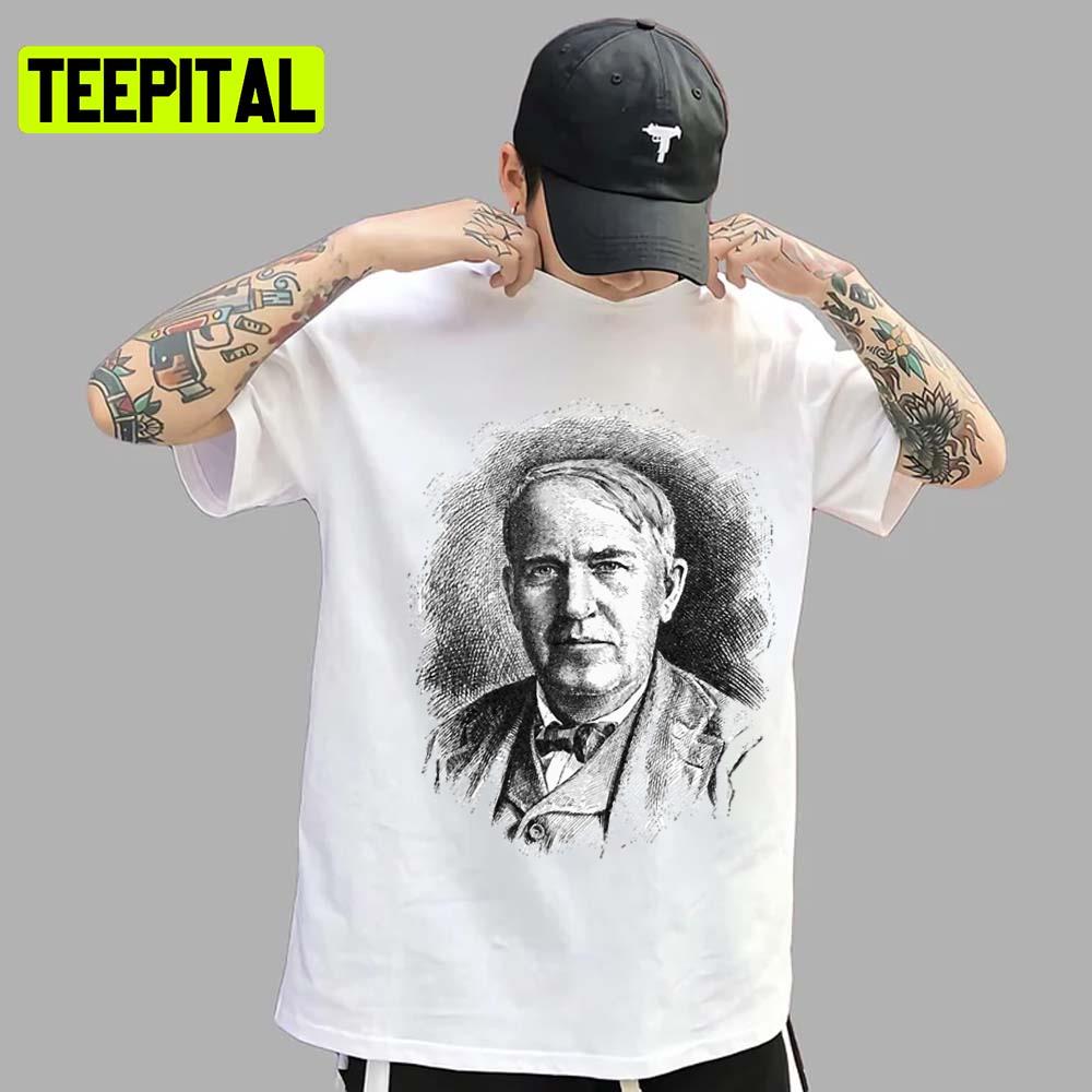 Thomas Edison Nikola Tesla Unisex T-Shirt Thomas Edison Nikola Tesla Unisex T-Shirt