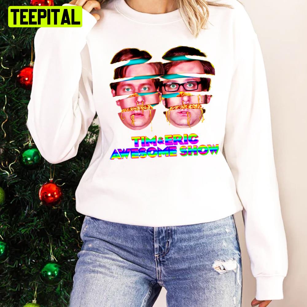Tim And Eric Spaghetti Heads Unisex Sweatshirt Tim And Eric Spaghetti Heads Unisex Sweatshirt