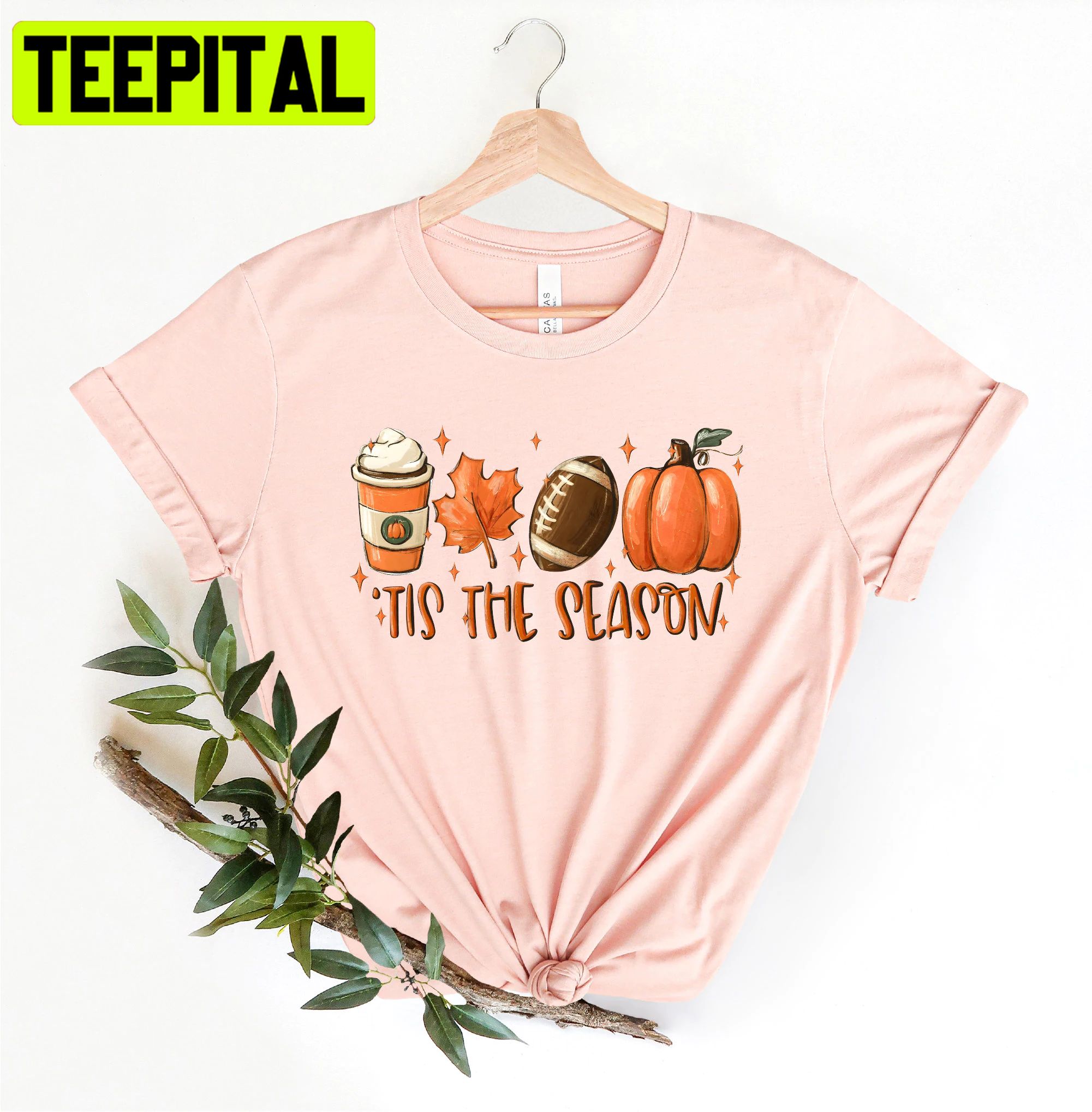 Tis The Season Fall Pumpkin Trending Unisex Shirt Tis The Season Fall Pumpkin Trending Unisex Shirt