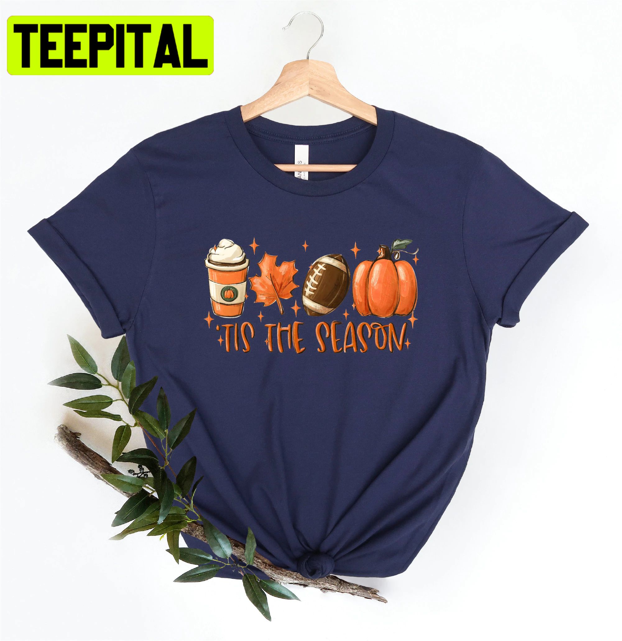 Tis The Season Fall Pumpkin Trending Unisex Shirt Tis The Season Fall Pumpkin Trending Unisex Shirt