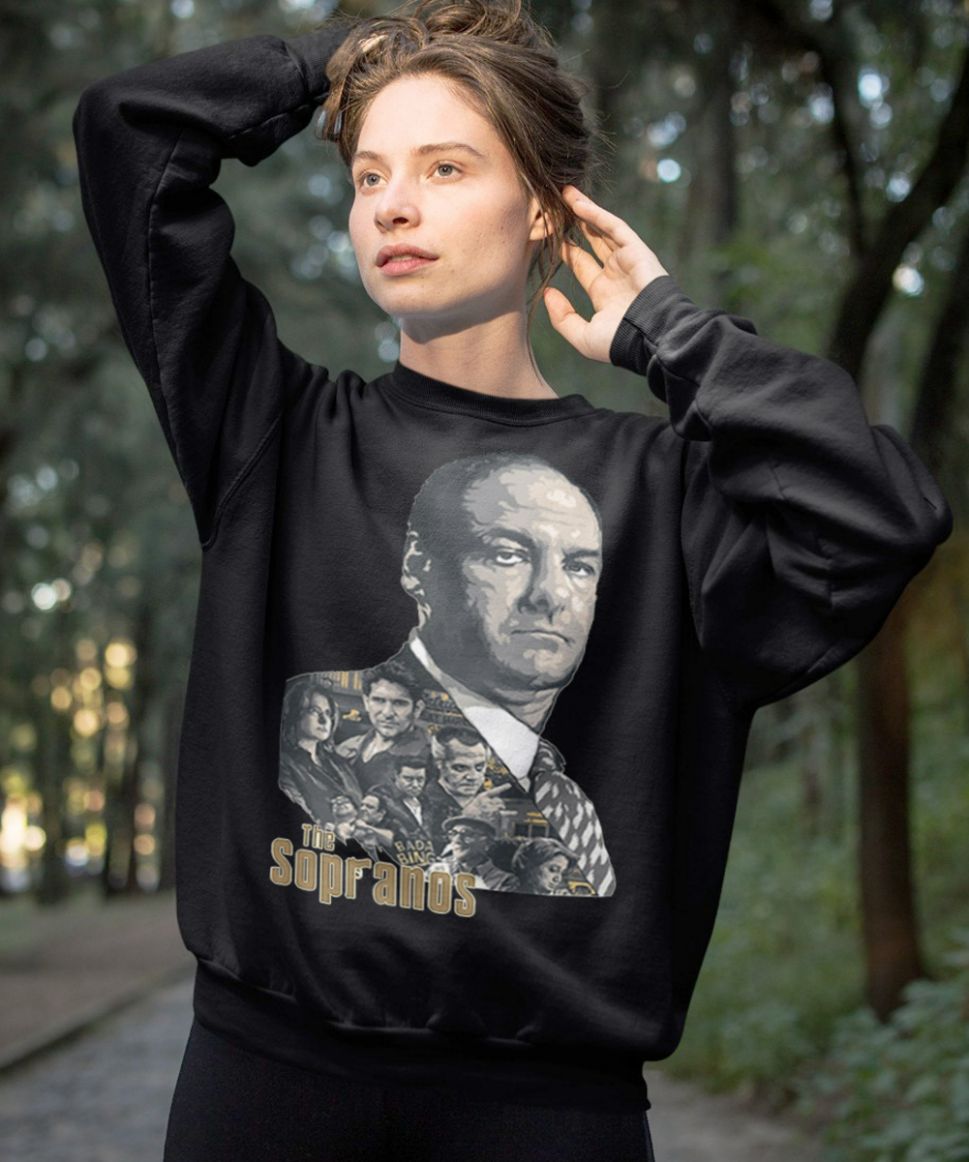Tony Soprano Homage Retro 90s Vintage Sweatshirt Tony Soprano Homage Retro 90s Vintage Sweatshirt