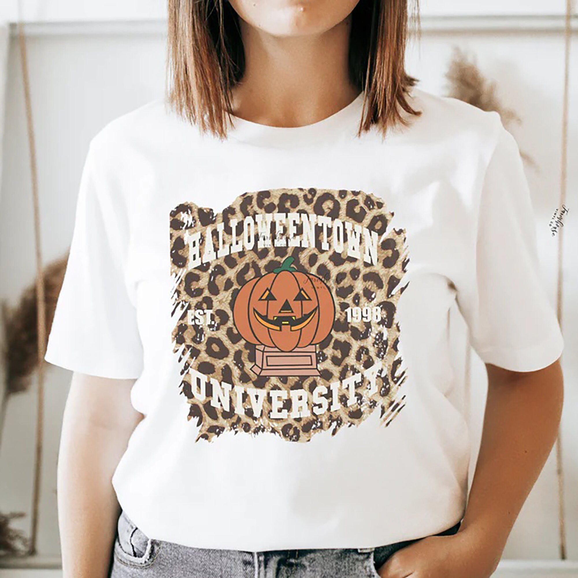 Town Est 1998 Town University Town Falls School Pumpkin Halloween Unisex Sweatshirt Town Est 1998 Town University Town Falls School Pumpkin Halloween Unisex Sweatshirt