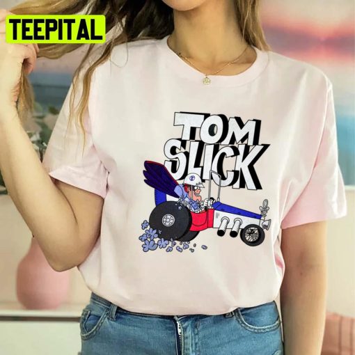Tribute To Jay Ward Cartoons Tom Slick In The Thunderbolt Grease Slapper Unisex Sweatshirt