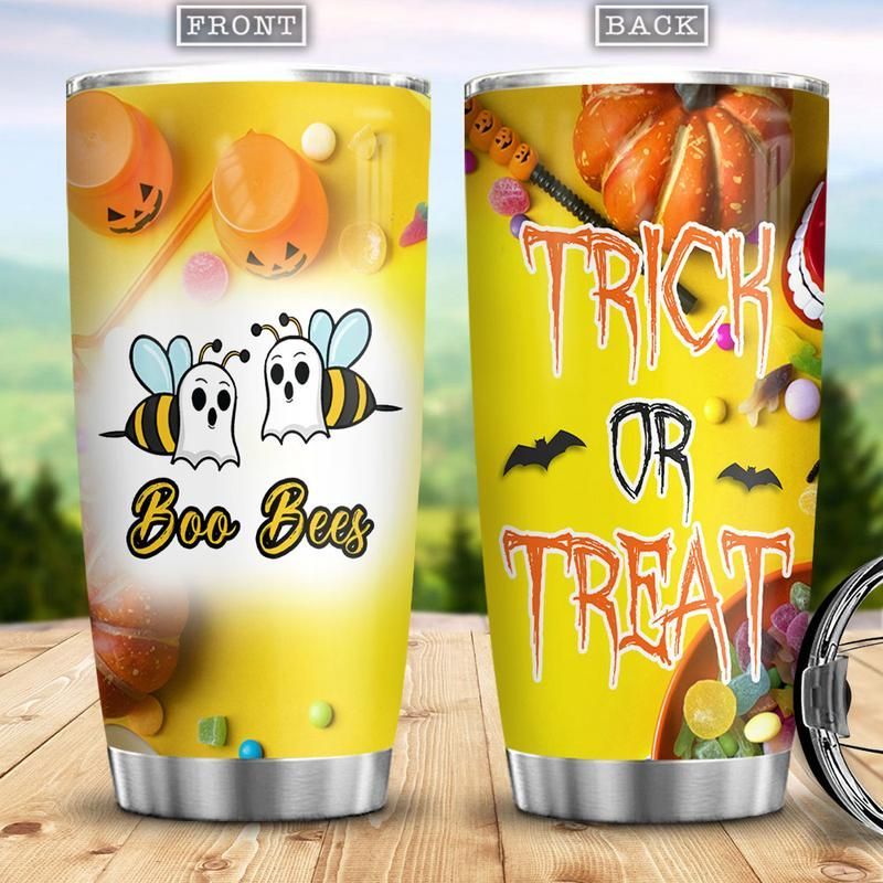 Trick Or Treat Boo Bees Stainless Steel Cup Trick Or Treat Boo Bees Stainless Steel Cup