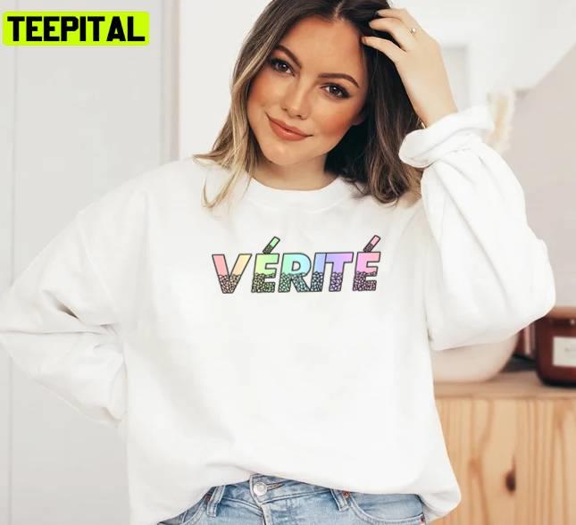 Verite Zella Day Text Art Unisex Sweatshirt Verite Zella Day Text Art Unisex Sweatshirt