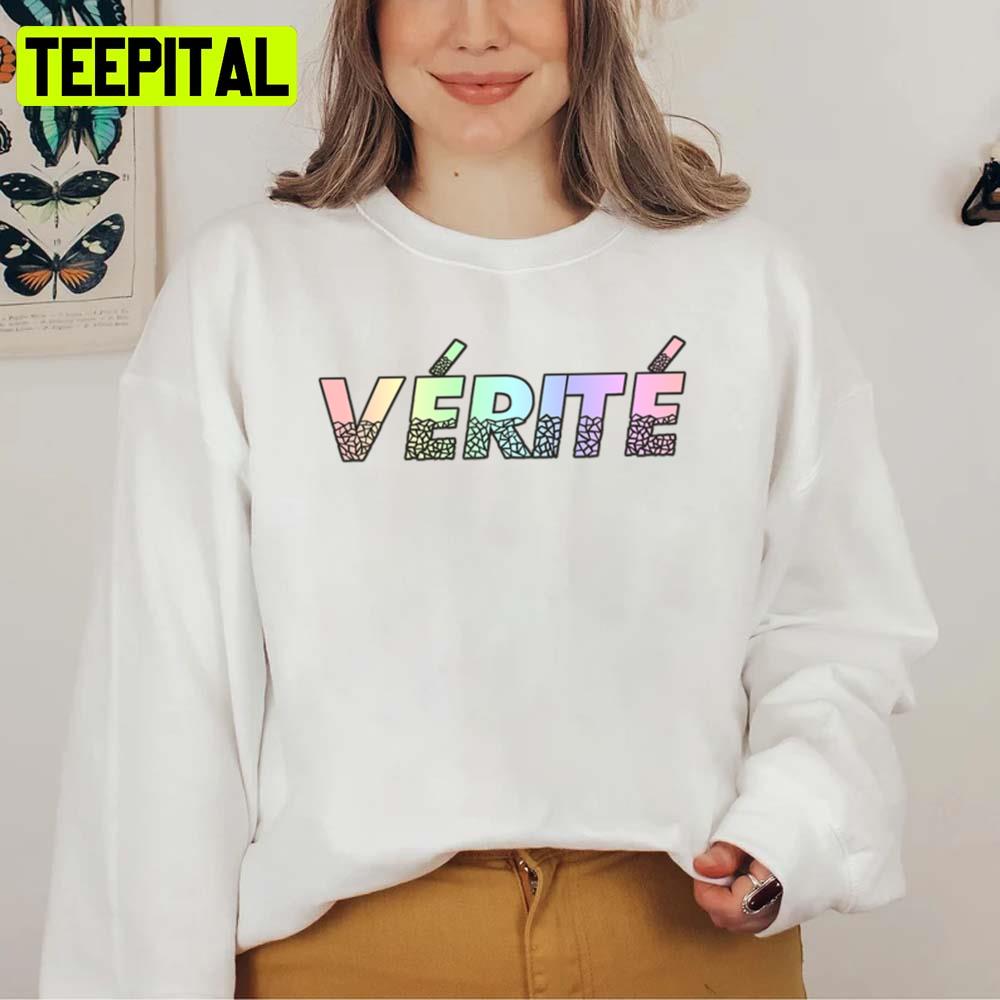 Verite Zella Day Text Art Unisex Sweatshirt Verite Zella Day Text Art Unisex Sweatshirt