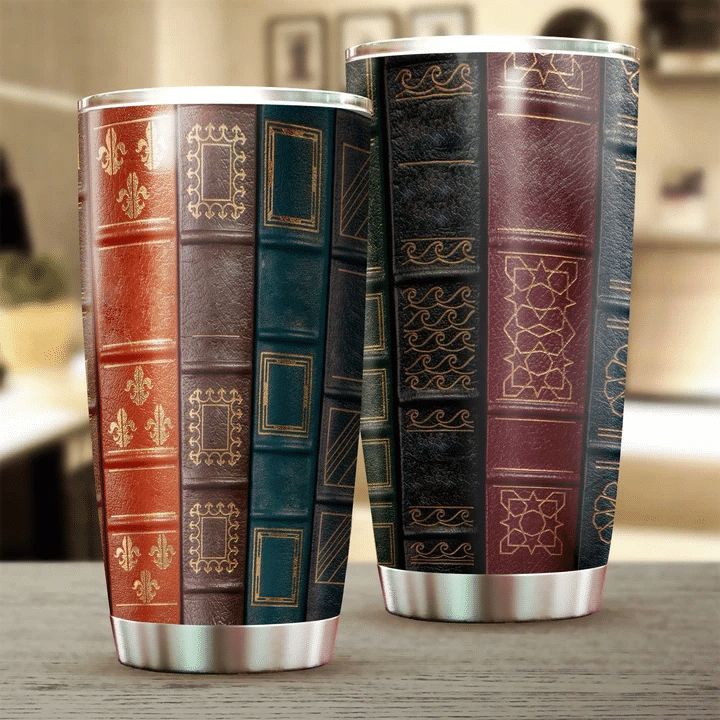 Vintage Book Stainless Steel Cup Vintage Book Stainless Steel Cup