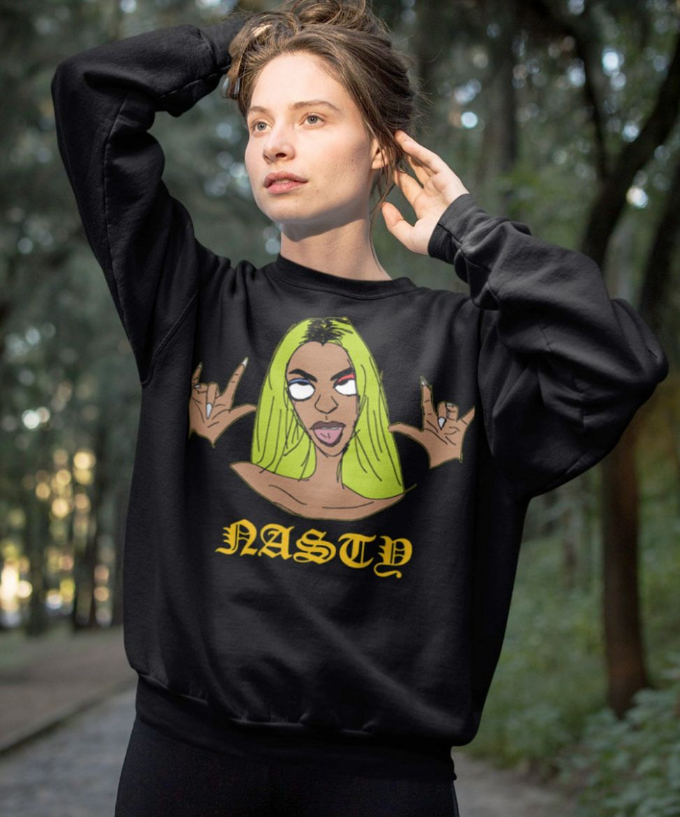 Vintage Bootleg Rico Nasty Sweatshirt Vintage Bootleg Rico Nasty Sweatshirt