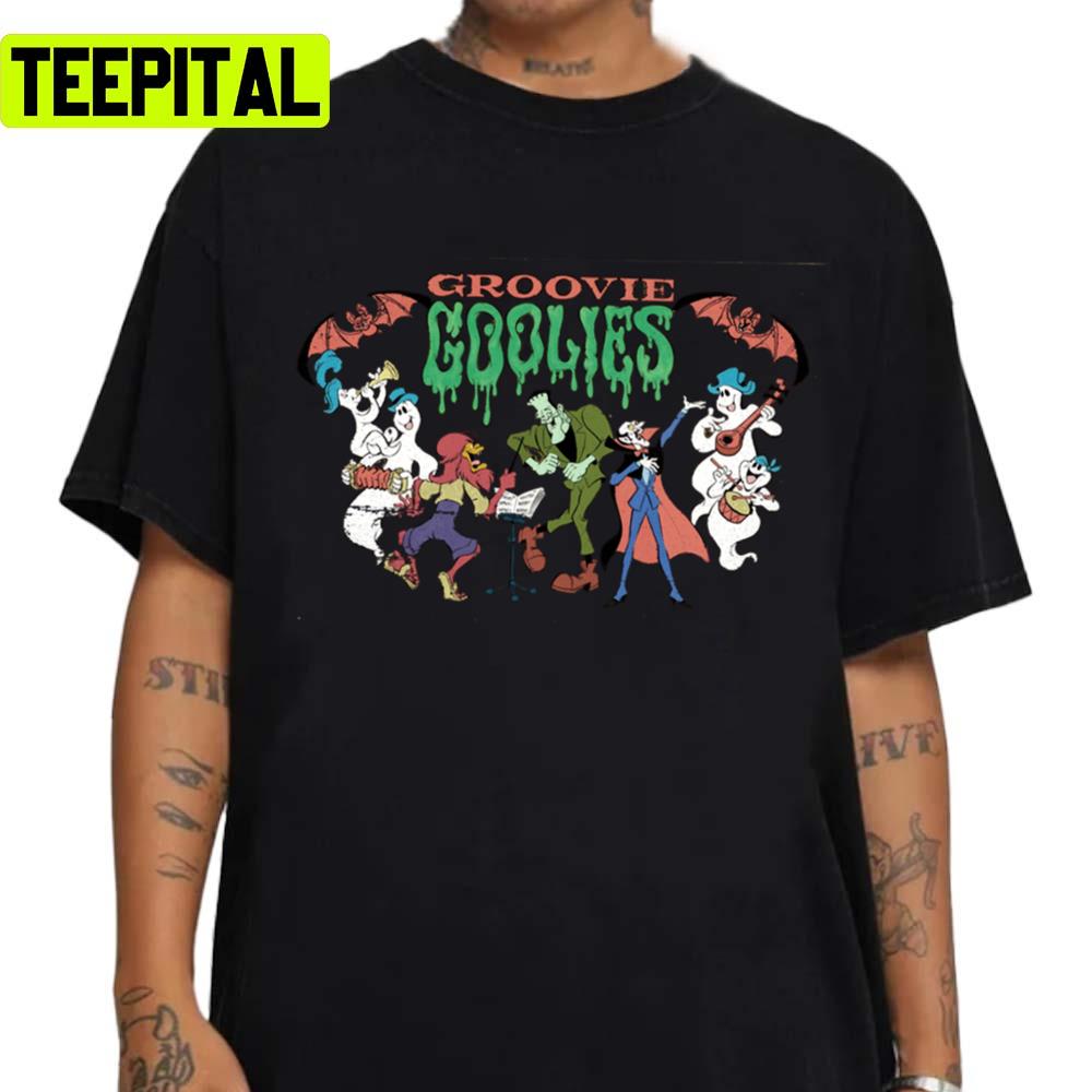 Vintage Distressed Design 70s Cartoon Groovie Goolies Unisex T-Shirt Vintage Distressed Design 70s Cartoon Groovie Goolies Unisex T-Shirt