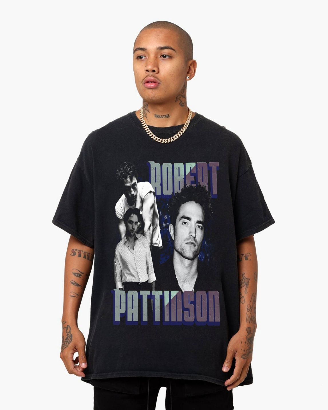 Vintage Printing Design Robert Pattinson T-Shirt Vintage Printing Design Robert Pattinson T-Shirt