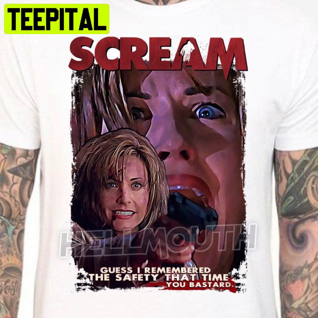 Vintage Scream Gale Weathers Courtney Cox Halloween Trending Unsiex T-Shirt Vintage Scream Gale Weathers Courtney Cox Halloween Trending Unsiex T-Shirt