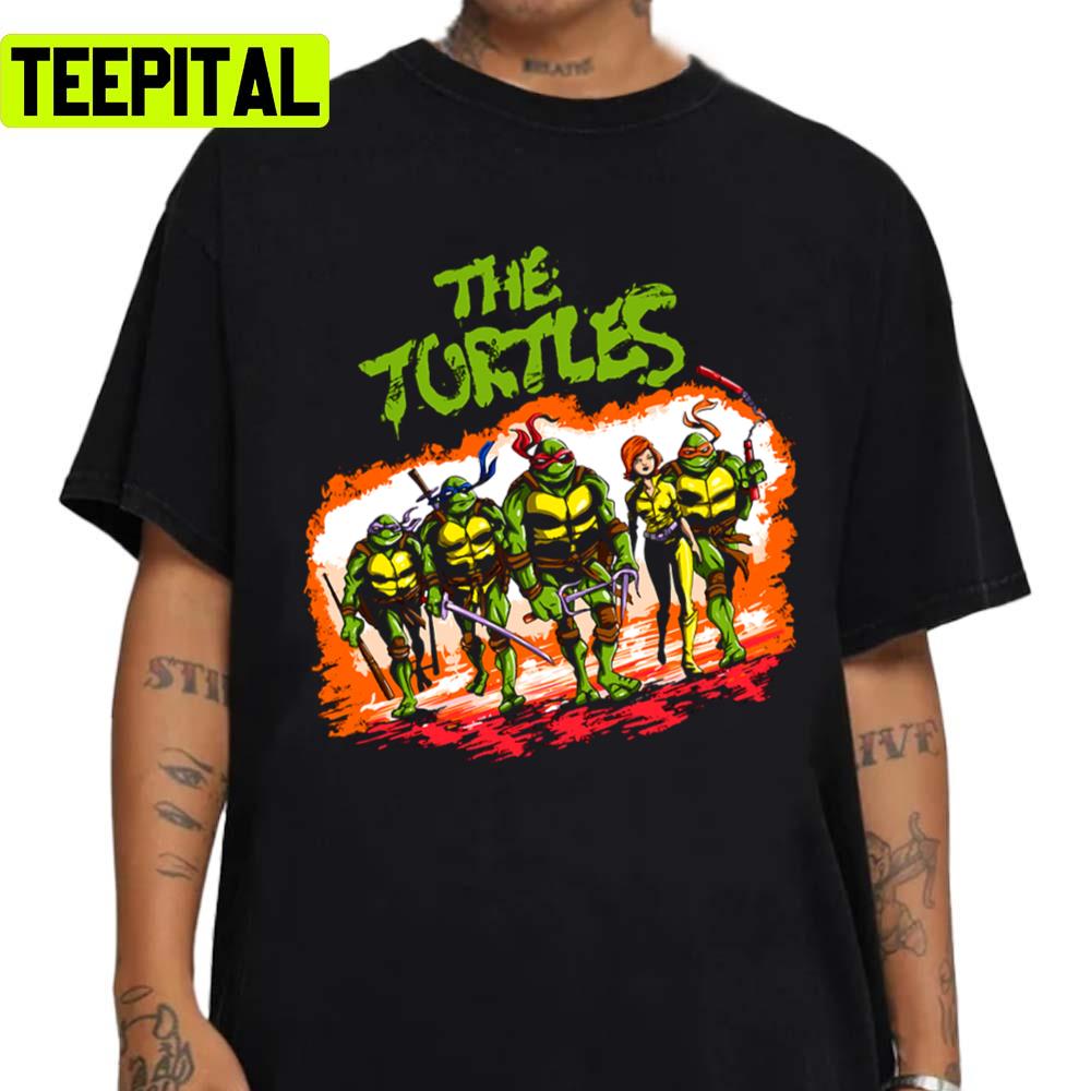 Vintage The Ninja Turtles Superhero Cartoon Movie Unisex Sweatshirt Vintage The Ninja Turtles Superhero Cartoon Movie Unisex Sweatshirt