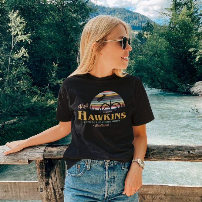 Visit Hawkins Unisex T-Shirt Visit Hawkins Unisex T-Shirt