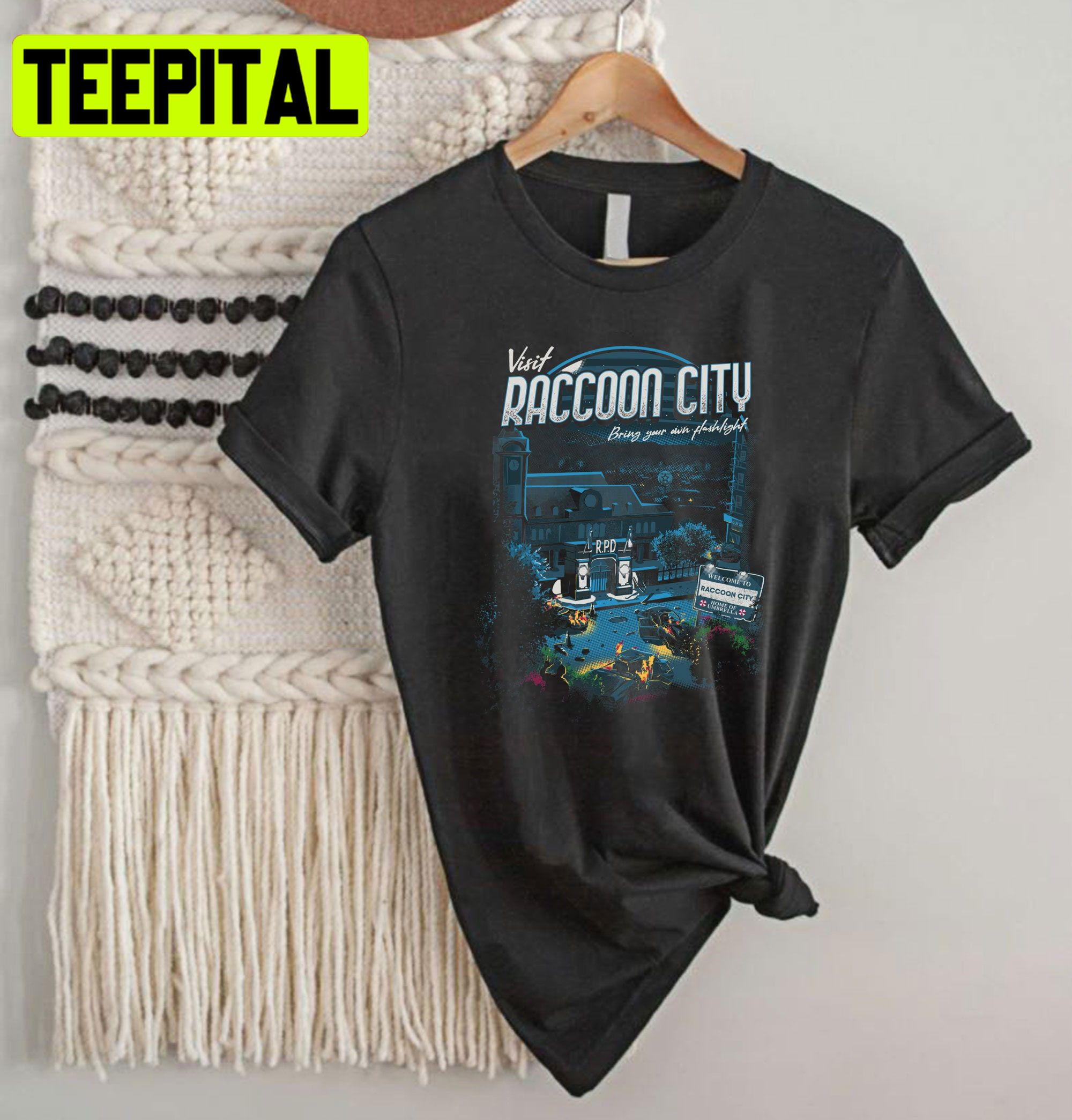 Visit Raccoon City Trending Unisex Shirt Visit Raccoon City Trending Unisex Shirt