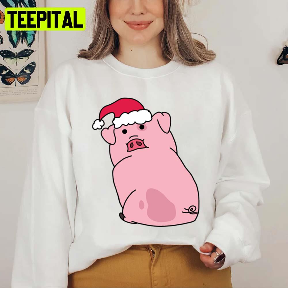 Waddles The Pig Christmas Unisex Sweatshirt Waddles The Pig Christmas Unisex Sweatshirt