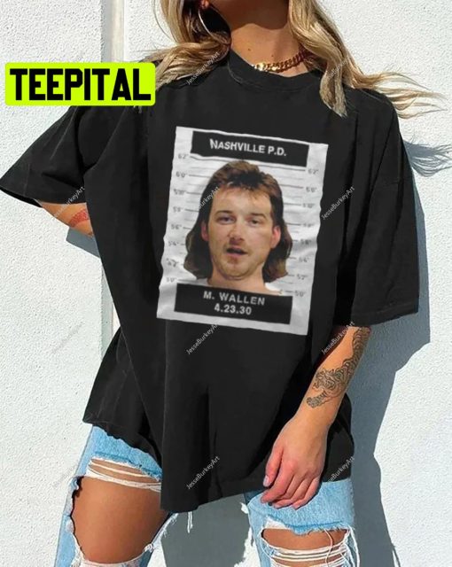 Wallen Mugshot Country Music Trending Unisex Shirt