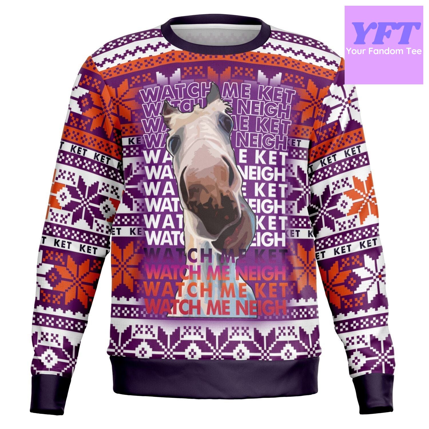Watch Me Ket For For Meme 3d Ugly Christmas Sweater Watch Me Ket For For Meme 3d Ugly Christmas Sweater
