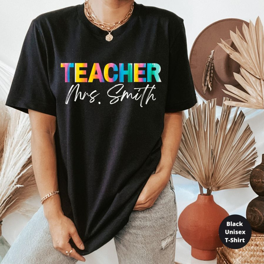 Watercolors Teacher Team Shirt Watercolors Teacher Team Shirt