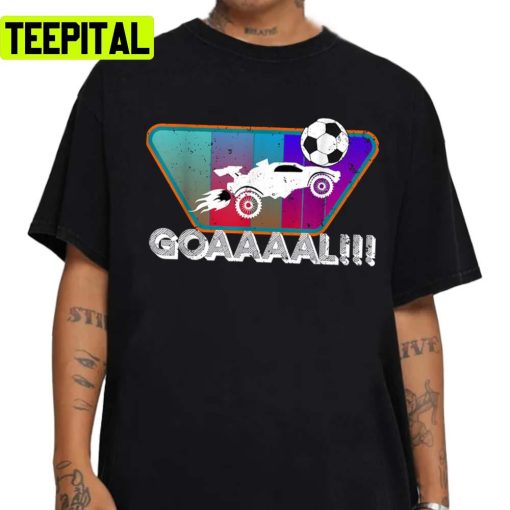 What A Save Fun Game Art Retro Style Rocket Rc Soccer Car League Gamer Unisex Sweatshirt